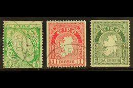 1922-34 COIL STAMPS  ½d, 1d Perf 15 X Imperf, And 2d Imperf X Perf 14, SG 71a, 72c And 74a, Fine Cds Used. (3) For More  - Otros & Sin Clasificación