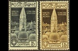 1912  St. Mark's Bell Tower Reconstruction Set, Sassone 97/8, Never Hinged Mint (2 Stamps). For More Images, Please Visi - Sin Clasificación