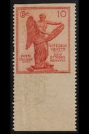 1921  10c Carmine, Victory, Variety "imperf Horizontally, Sass 120af, Fine Mint. For More Images, Please Visit Http://ww - Non Classificati