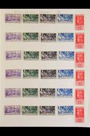 DODECANESE ISLANDS  1930 Ferruci (Postage) Overprinted Sets Of Five Almost Complete Mint For All 13 Islands, Only Missin - Other & Unclassified