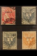 SOMALIA  1916 Red Cross Set (Sass S. 5, SG 19/22), Very Fine Used. (4 Stamps) For More Images, Please Visit Http://www.s - Altri & Non Classificati