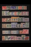 1937-52 KGVI VERY FINE MINT COLLECTION  COMPLETE BASIC RUN Plus Additional Perfs Of 1938-52 Defins Incl. 6d, 5s (no 5s L - Giamaica (...-1961)