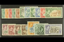 1938-52  Definitives Complete Set, SG 121/33a, Fine Mint (18 Stamps) For More Images, Please Visit Http://www.sandafayre - Jamaïque (...-1961)
