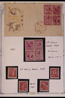 SPORT TOPICAL COLLECTION  1939-1999 Spectacular Collection In Two Volumes. With Mint (chiefly Never Hinged) Stamps Inclu - Sonstige & Ohne Zuordnung