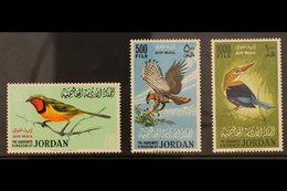 1964  AIR - BIRDS Set, SG 627/629, Never Hinged Mint (3 Stamps) For More Images, Please Visit Http://www.sandafayre.com/ - Jordania