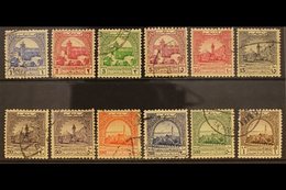 OBLIGATORY TAX  1947 No Wmk "Mosque" Set, SG T264/275, Fine Used (12 Stamps) For More Images, Please Visit Http://www.sa - Jordanien