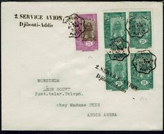 Cote Des Somalis - 1930 - Enveloppe De Djibouti Par 2ème Service Avion, Djibouti-Addis Abéba - TB - - Cartas & Documentos