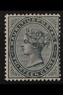 1879-80  13c Slate, Watermark Crown CC, SG 95, Fine Mint. For More Images, Please Visit Http://www.sandafayre.com/itemde - Mauritius (...-1967)