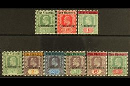1908  Fiji Opt'd KEVII Set, SG 1a/9, Fine Mint (9 Stamps) For More Images, Please Visit Http://www.sandafayre.com/itemde - Sonstige & Ohne Zuordnung