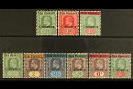 1908  Fiji Opt'd KEVII Set, SG 1a/9, Fine Mint (9 Stamps) For More Images, Please Visit Http://www.sandafayre.com/itemde - Altri & Non Classificati