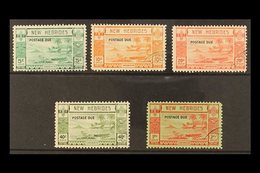 ENGLISH  POSTAGE DUES 1938 Overprints Complete Set, SG D6/10, Very Fine Cds Used, Fresh. (5 Stamps) For More Images, Ple - Otros & Sin Clasificación