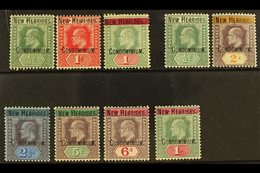 ENGLISH: 1908  Complete Set, SG 1a/9, Fine Mint, The 1s CA Signed Diena. (9) For More Images, Please Visit Http://www.sa - Other & Unclassified