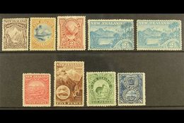 1898 PICTORIAL  ½d To Both 2½d, 4d To 8d, SG 246/250, 252/255, Fine Mint. (9) For More Images, Please Visit Http://www.s - Sonstige & Ohne Zuordnung