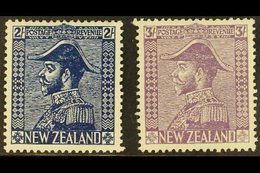 1923  2s Deep Blue And 3s Mauve, Geo V As Admiral, SG 466/7, Very Fine Mint. (2 Stamps) For More Images, Please Visit Ht - Sonstige & Ohne Zuordnung