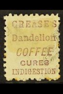 ADVERTISING STAMPS  1882 -1900 6d Brown, Perf 10, SG 224bf, With Brown Purple Advert For "Creases", Mint With A Couple O - Altri & Non Classificati