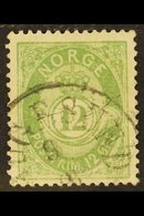 1882  12o Pale Green, Mi 38, SG 74, Fine Used With Light C.d.s. Postmark. For More Images, Please Visit Http://www.sanda - Altri & Non Classificati