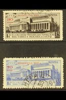 1933  Lenningrad Philatelic Exhibition Pair, SG 606/7, Very Fine Used.(2 Stamps) For More Images, Please Visit Http://ww - Altri & Non Classificati