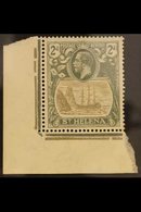 1922-37  2d Grey And Slate, Cleft Rock Variety, SG 100c, Never Hinged Mint Corner Marginal. Lovely! For More Images, Ple - Saint Helena Island