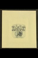 1935 PICTORIAL DEFINITIVE ESSAY  2½d Value (as SG 183) Essay Die Proof Of The Central Vignette "Chief And Wife", Slightl - Samoa (Staat)