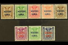 1945 - 1953  2s 6d Deep Brown To £5 Indigo Blue Postal Fiscals On "Wiggins Teape" Paper Wmk Multiple NZ And Star, SG 207 - Samoa (Staat)