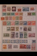 1870's - 1980's ALL DIFFERENT COLLECTION.  A Most Useful, ALL DIFFERENT Mint & Used Collection, Presented On Printed Pag - Other & Unclassified