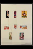 1964-1972 EPREUVES DE LUXE  Very Fine ALL DIFFERENT COLLECTION. A Wonderful Array Of Postage And Air Post Issues. Includ - Other & Unclassified