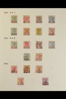 1890-1975 ALL DIFFERENT USED COLLECTION  A Most Useful Used Collection Presented On Album Pages That Includes QV 1890 Di - Seychelles (...-1976)