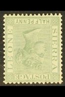 1884-91  ½d Dull Green WATERMARK INVERTED Variety, SG 27w, Fine Mint, Fresh & Scarce. For More Images, Please Visit Http - Sierra Leona (...-1960)