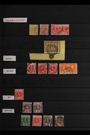 POSTMARKS  Range Of Stamps, With Cancels From Over 20 Different Offices, Also Includes DEUTSCHE SEEPOST, Various TPO & P - Sierra Leone (...-1960)