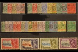 1913-36 MINT KGV COLLECTION  Neatly Presented On A Stock Card & Includes The 1913 "Postage-Postage" Set, 1914-23 "Postag - Salomonen (...-1978)