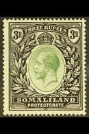 1912-19  3r Green & Black, SG 71, Fine Mint For More Images, Please Visit Http://www.sandafayre.com/itemdetails.aspx?s=6 - Somaliland (Protectorate ...-1959)