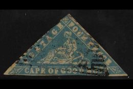 CAPE OF GOOD HOPE  1861 4d Pale Milky Blue "Wood-block" Issue, SG 14, Good To Fine Used, Margin Slightly Cut Into At Lef - Non Classificati