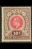 NATAL  1902 Deep Rose And Chocolate, Wmk CC, Ed VII, SG 141, Very Fine Mint. For More Images, Please Visit Http://www.sa - Unclassified