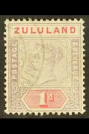 ZULULAND  1894-96 1d Dull Mauve & Carmine "Shaved Z" Variety, SG 21a, Fine Cds Used For More Images, Please Visit Http:/ - Non Classificati