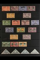 1923-1936 KGV FINE USED COLLECTION.  An Attractive Used Collection In Their Correct Units Presented On Stock Pages. Incl - Africa Del Sud-Ovest (1923-1990)