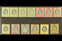 1901-02 VICTORIA MINT  Definitive Set Of All Values, SG 1/9, Plus Some Additional Shades, A Fine Mint Group. Lovely! (13 - Nigeria (...-1960)