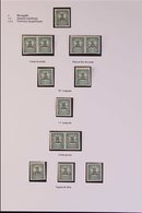 CIVIL WAR LOCALS  BALEARES 1937 Local Overprints Specialized Fine Mint Study Collection In Hingeless Mounts Written Up O - Other & Unclassified