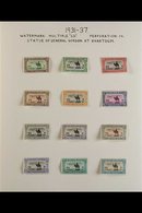 1931-7  AIRMAILS FINE MINT Complete Sets Of Both Perfs, Plus 4½pi In Block Of 8 Plus Two Used Singles, Neatly Presented  - Soudan (...-1951)