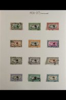 1931-7  AIRMAILS Complete With Both Perf.14 & Perf.11½x12½ Sets, SG 49b/57d, Very Fine Used (20 Stamps). For More Images - Sudan (...-1951)