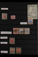 POSTMARKS  Range Of "Camel Postman" Stamps, Some With Official Ovpts, 19 Different Offices Seen, Includes 2pi Block Of 6 - Sudan (...-1951)