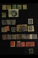 1912 - 1950  Small Collection Of Mint And Used Issues With Several Very Fine Used On Piece. Note 1/6t Green Shades ( 7), - Tíbet