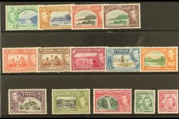 1938-44  Pictorial Definitive Set, SG 246/56, Fine Mint (14 Stamps) For More Images, Please Visit Http://www.sandafayre. - Trinidad Y Tobago