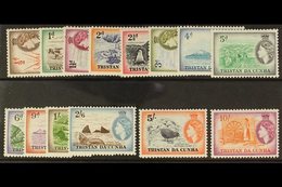 1954  Complete Pictorial Definitive Set, SG 14/27, Never Hinged Mint. (14 Stamps) For More Images, Please Visit Http://w - Tristan Da Cunha