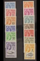 1961  Complete Definitive Set, SG 42/54, Fine Never Hinged Mint. (13 Stamps) For More Images, Please Visit Http://www.sa - Tristan Da Cunha