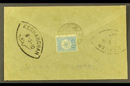 USED IN IRAQ  1910 Cover Addressed In Arabic To Persia, Bearing On Reverse 1909-11 1pi Tied By Bilingual "NEDJEF ECHREF" - Otros & Sin Clasificación