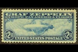 1930  $2.60 Blue Air Graf Zeppelin (Scott C15, SG A689), Fine Never Hinged Mint, Good Centering, Fresh & Attractive. For - Otros & Sin Clasificación