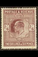 1902  2s 6d Dull Purple On Chalk Paper (deep Shade), DLR Printing, Ed VII, SG 262, Very Fine Mint. For More Images, Plea - Sin Clasificación