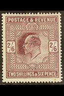 1902  2s 6d Dull Purple On Chalk Paper (deep Shade), DLR Printing, Ed VII, SG 262, Very Fine Mint. For More Images, Plea - Unclassified