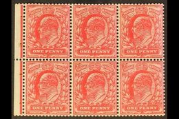 1904  1d Red Booklet Pane Of 6, SG MB 5a, Very Fine Never Hinged Mint. For More Images, Please Visit Http://www.sandafay - Zonder Classificatie