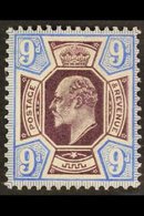 1905  9d Slate Purple And Deep Ultramarine, On Chalk Paper, DLR Printing, Ed VII, SG M40 (4), Very Fine Mint. For More I - Non Classificati